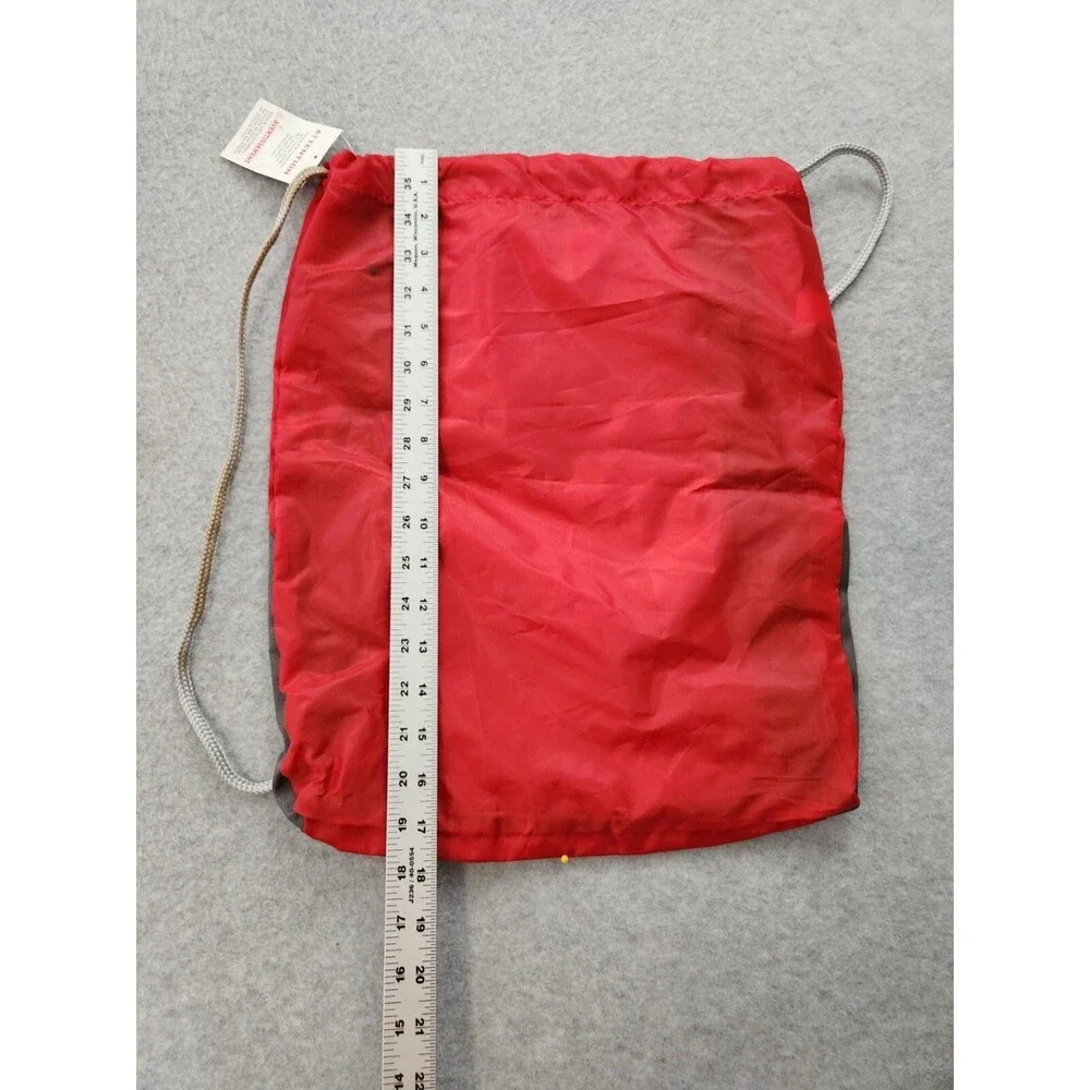 Mickey Mouse‎ Cinch Top Backpack Lightweight Red Drawstring Bag Travel Disney